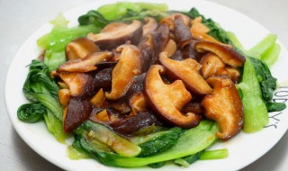 家常香菇油菜的做法是什么 家常香菇油菜的做法