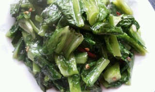 素炒油麦菜做法步骤 清炒油麦菜怎么做