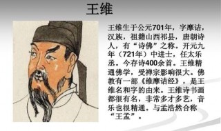 王维的诗 王维的诗分享