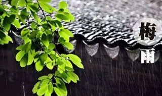 梅雨季节是什么意思 什么是梅雨季节
