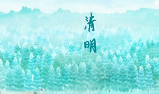清明前一天是什么节日 清明前一天节日的简介