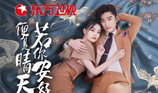 若你安好便是晴天什么时候播出 若你安好便是晴天简介