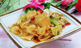 如何制作白菜豆腐 制作白菜豆腐的方法介绍