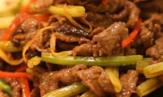 沙茶酱炒肉怎么做 沙茶酱炒肉的做法
