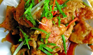 香辣锅巴肉片 香辣锅巴肉片的做法