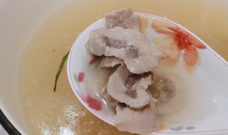 腰花参汤怎么做 腰花汤的做法