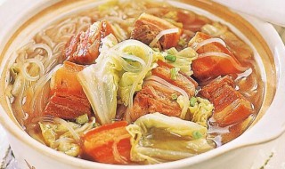 如何制作猪肉白菜炖粉条 猪肉白菜炖粉条做法介绍