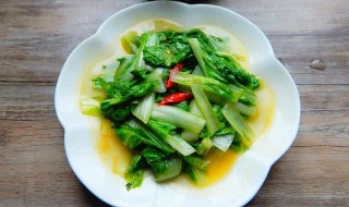 清炒小白菜 怎么做清炒小白菜