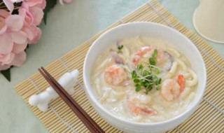 鲜虾奶油乌冬面步骤 鲜虾奶油乌冬面做法介绍