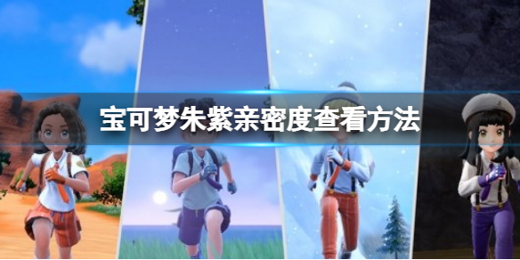 宝可梦朱紫亲密度查看方法 宝可梦亲密度查看方法