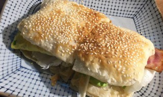 法式培根鸡蛋烧饼 法式培根鸡蛋烧饼的做法