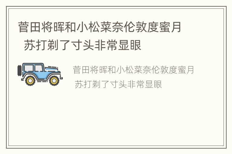 菅田将晖和小松菜奈伦敦度蜜月  苏打剃了寸头非常显眼