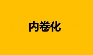 内卷是什么意思 内卷介绍