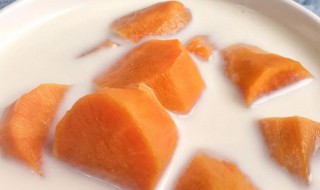 红薯泡牛奶过夜可以吃吗 紫薯牛奶可以过夜吃吗