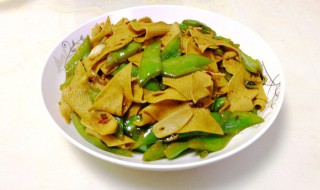 尖椒豆腐皮的家常做法 怎么做尖椒豆腐皮