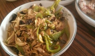 面巾炒肉丝做法步骤 面巾炒肉丝怎么做