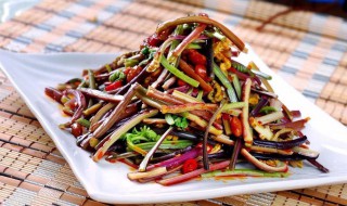 焯水的蕨菜怎么做凉拌 制作凉拌蕨菜的方法