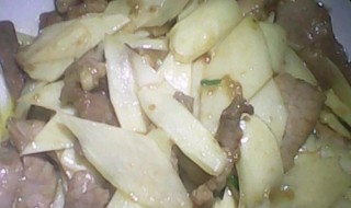 高笋炒肉 怎样做高笋炒肉