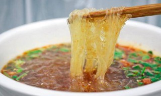 酸辣椒粉丝汤怎么做 酸辣粉丝汤的做法