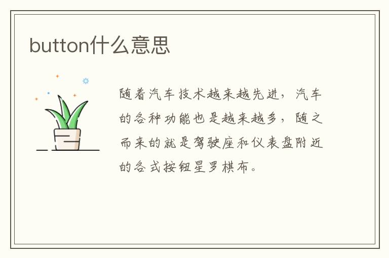 button什么意思