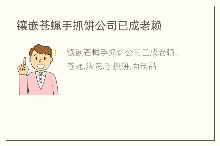 镶嵌苍蝇手抓饼公司已成老赖