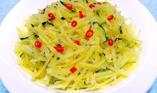 土豆炒黄瓜丝怎么做 做土豆炒黄瓜丝的教程