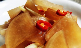 酸甜辣泡萝卜的腌制方法 酸甜辣泡萝卜的做法