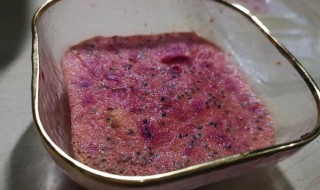 怎么做火龙果蒸蛋辅食 火龙果蒸蛋辅食的做法